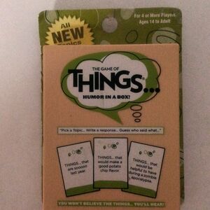 [5x$20] New The Game of Things
